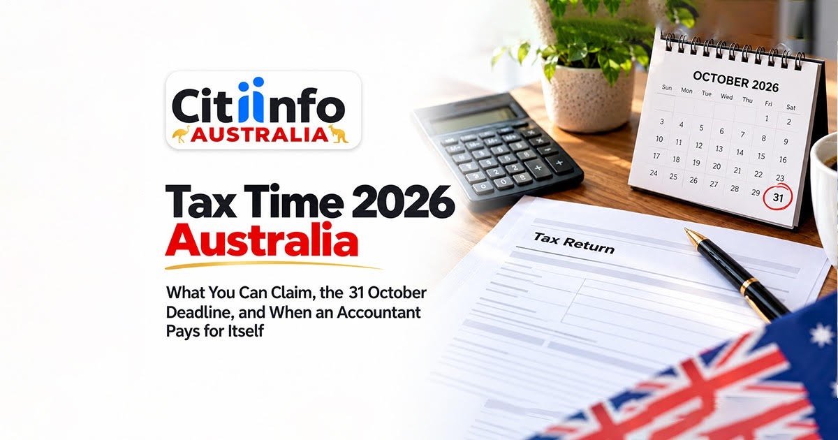 Tax Time 2026 Australia: What You Can Claim, the 31 October Deadline, and When an Accountant Pays for Itself