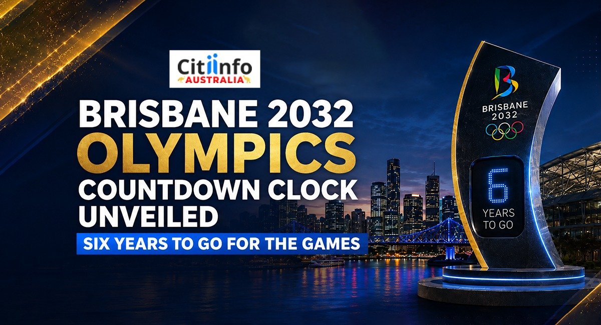 Brisbane 2032 Olympics Countdown Clock Unveiled: Six Years to Go for the Games