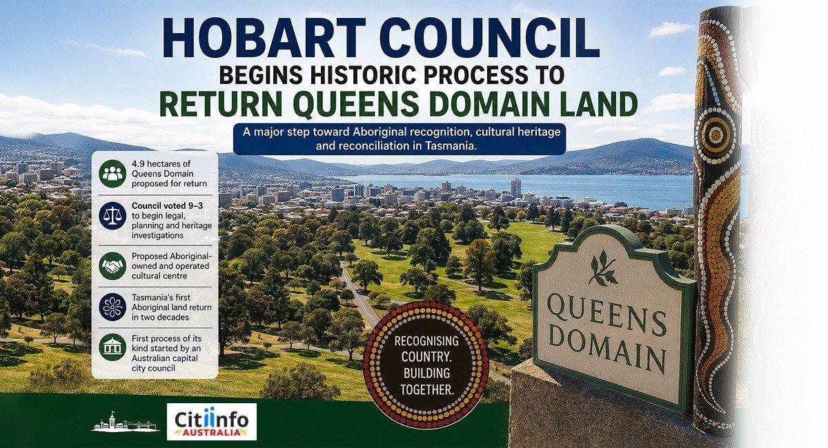 Hobart Council Begins Historic Process to Return Queens Domain Land