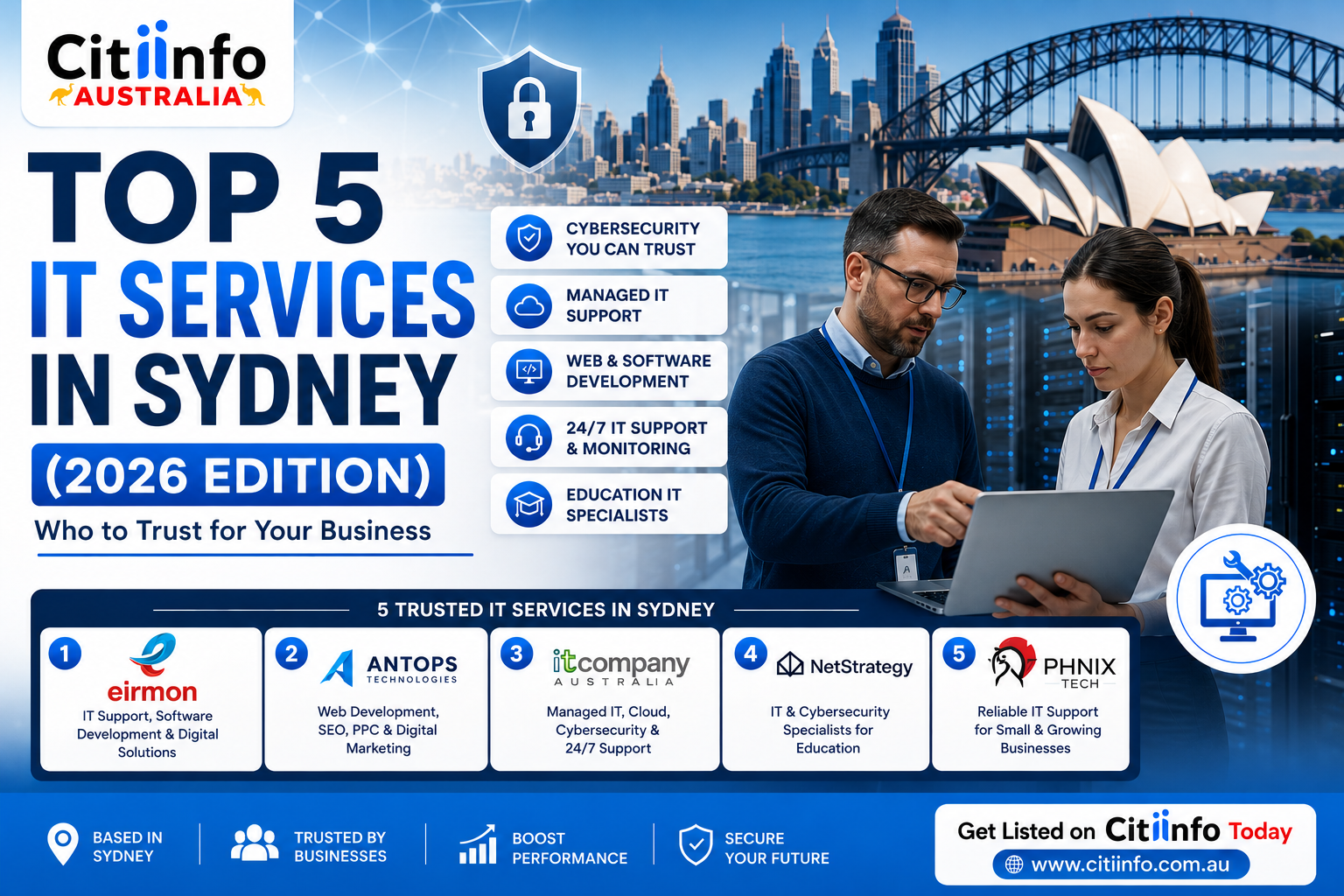 Top 5 IT Services in Sydney (2026 Edition): Who to Trust for Your Business