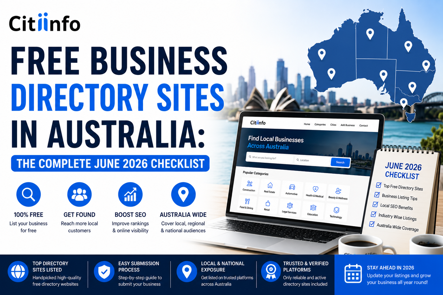 Free Business Directory Sites in Australia: The Complete June 2026 Checklist