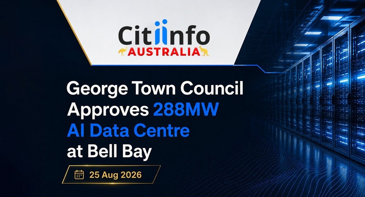 George Town Council Approves 288MW AI Data Centre at Bell Bay (25 August 2026)