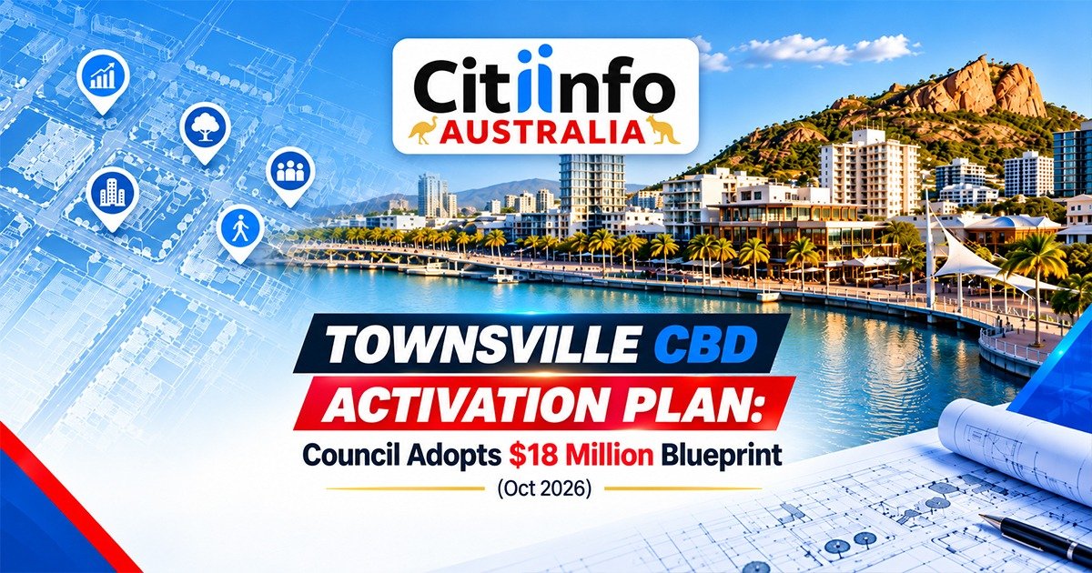 Townsville CBD Activation Plan: Council Adopts $18 Million Blueprint (Oct 2026)