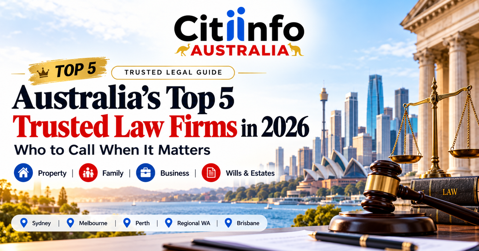 Australia’s Top 5 Trusted Law Firms in 2026: Who to Call When It Matters
