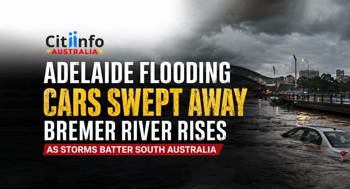 Adelaide Flooding: Cars Swept Away, Bremer River Rises as Storms Batter South Australia