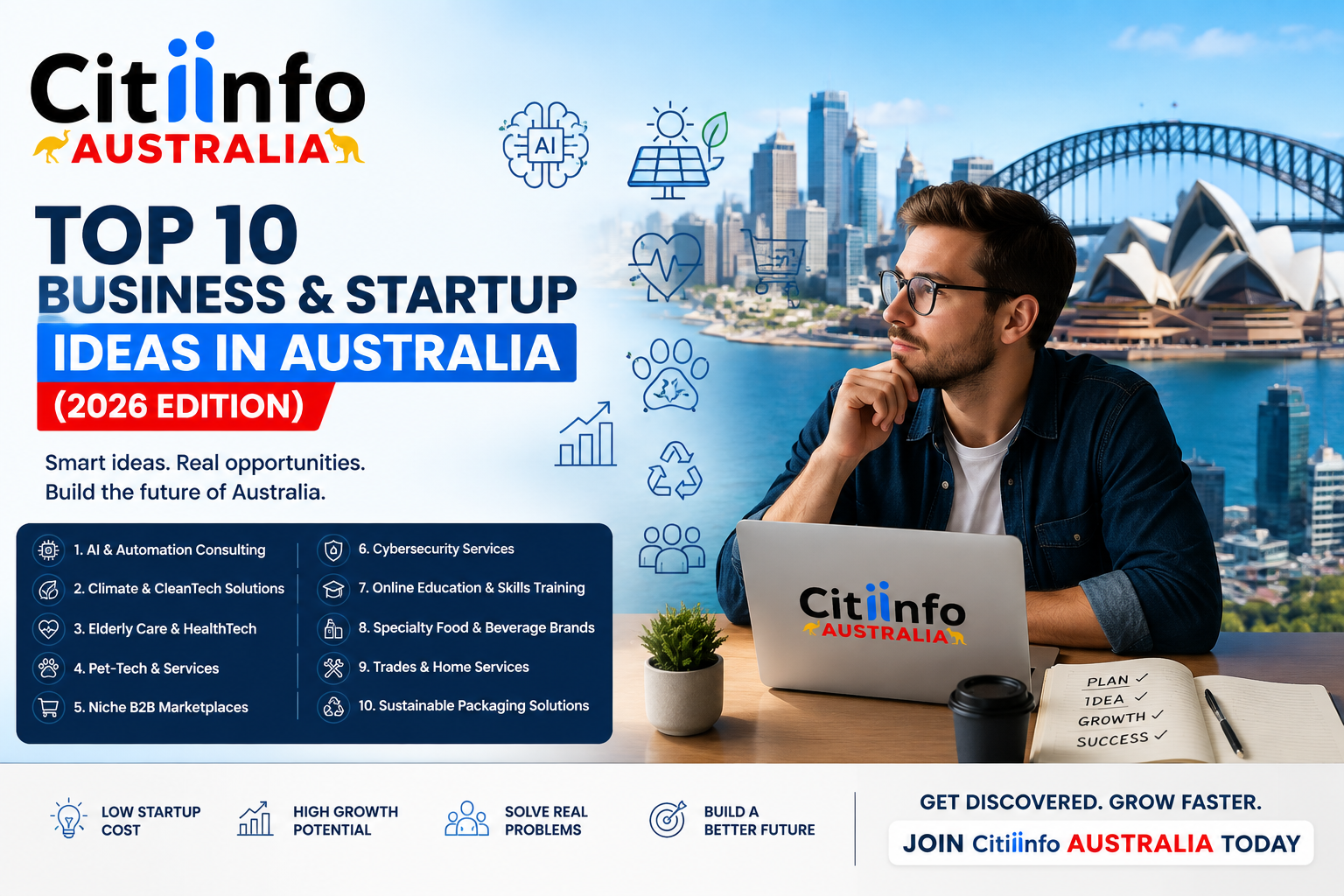 Top 10 Business Startup Ideas in Australia (2026 Edition)