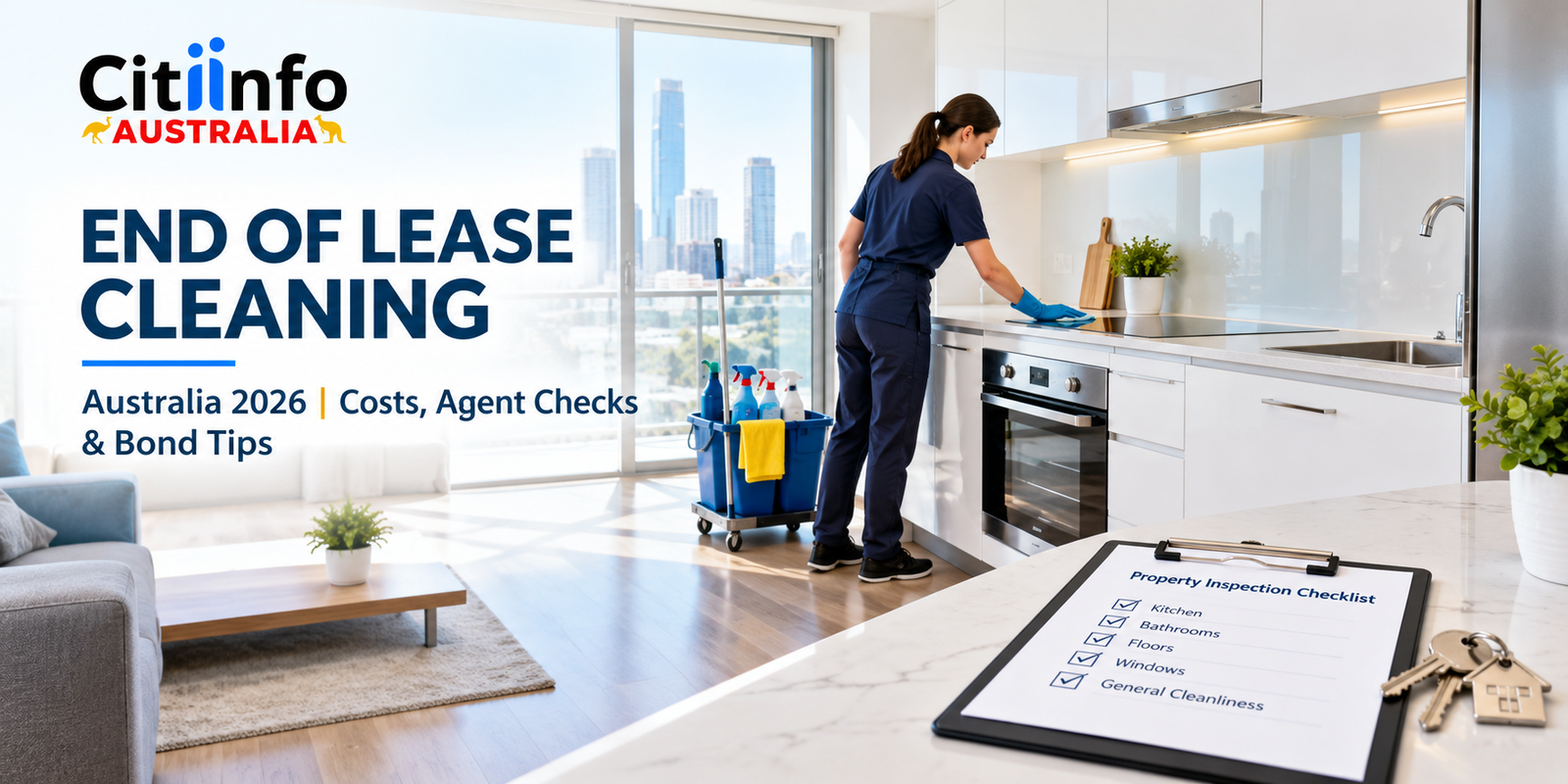 End of Lease Cleaning in Australia 2026 - What It Costs, What Agents Actually Check, and How to Get Your Bond Back