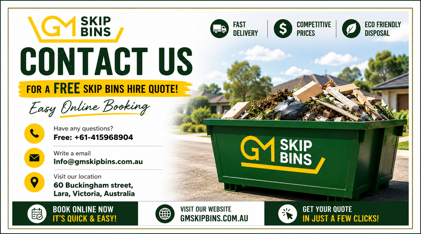 GM SKIP BINS