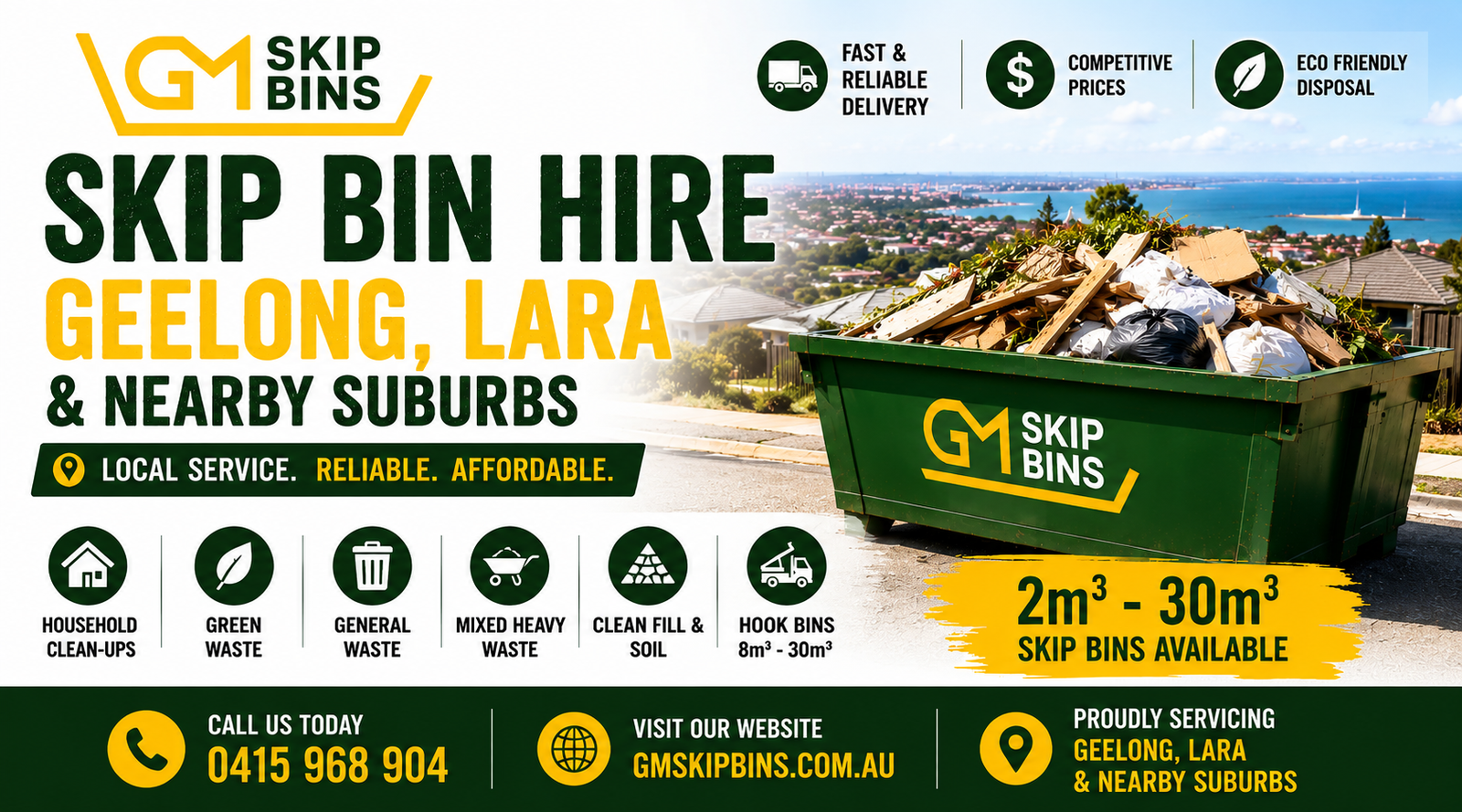 GM SKIP BINS